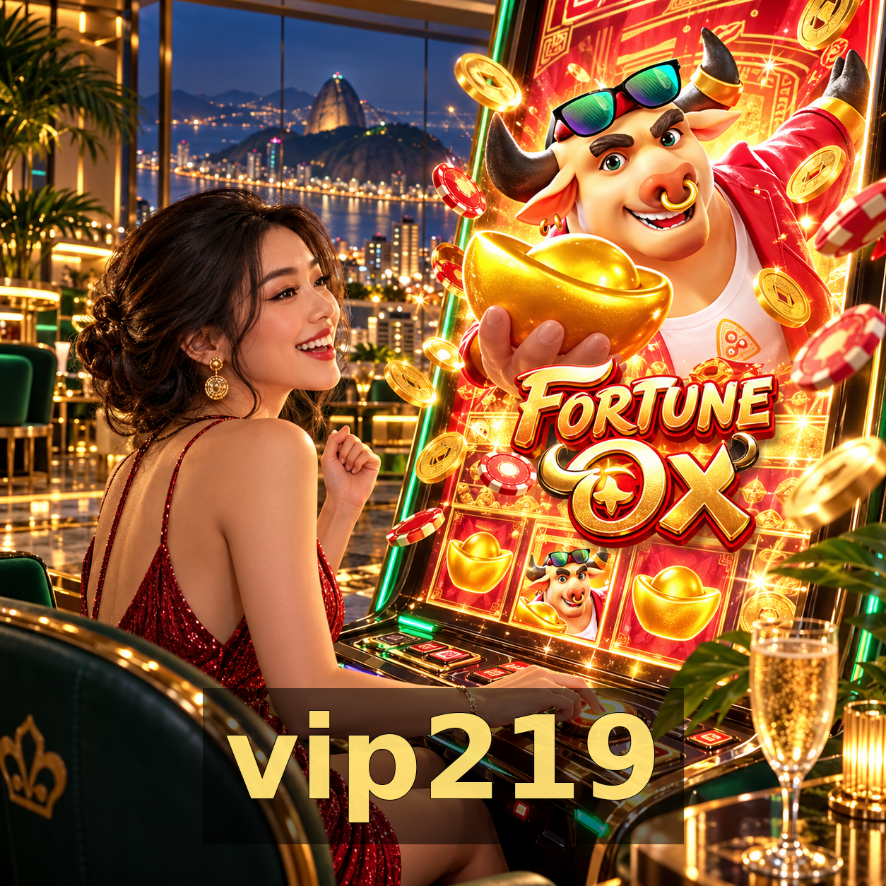 Streaming 4K no cassino ao vivo da vip219